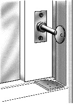 Key operated sash stop for sliding sash window